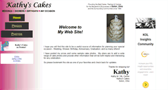 Desktop Screenshot of kathyscakes.com